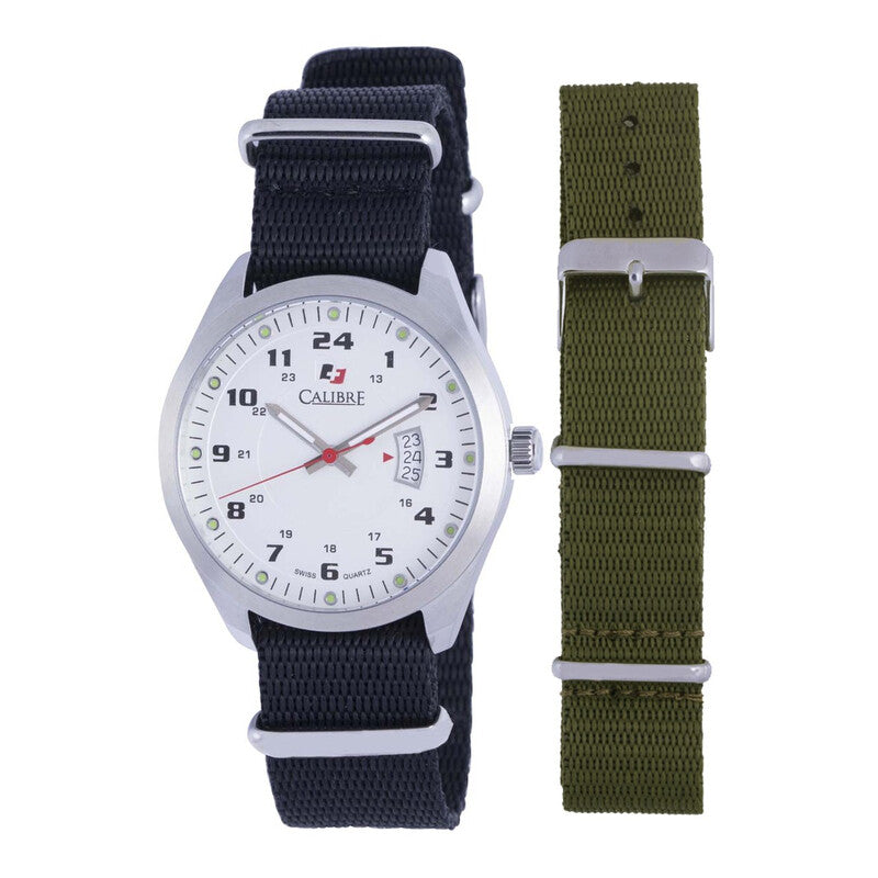 Trooper Black Canvas Quartz Black Dial Men's Timepiece - SC-4T1-04-001SC