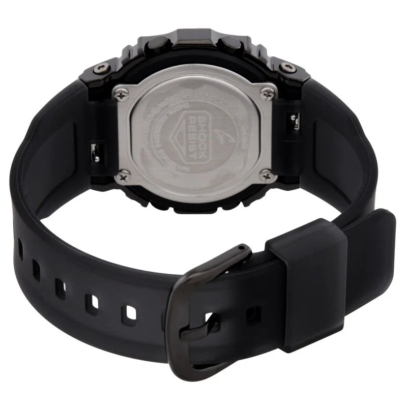Casio G-Shock Series Quartz Digital Black Dial Ladies Timepiece - GM-S5600SB-1 (Stainless Steel Strap)