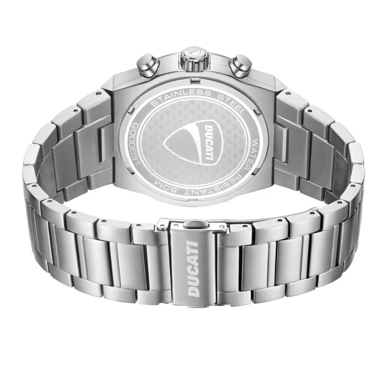 Ducati Sport Chronograph Quartz Green Dial Men's Timepiece - DTWGI0003103 (Stainless Steel Strap)