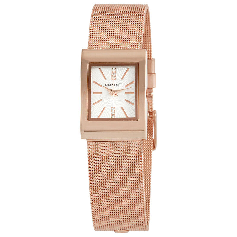 Ellen Tracy quartz women's watch with silver dial