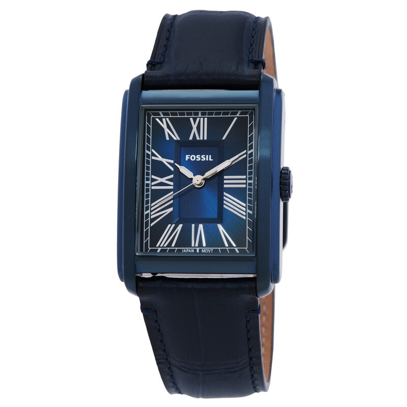 Fossil Carraway Quartz men's watch with navy dial