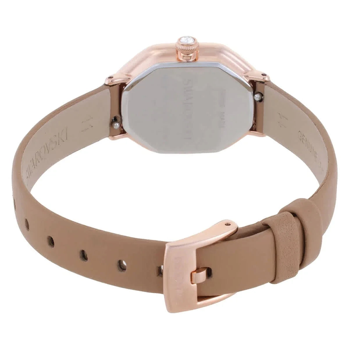 Swarovski Dextera Women's Quartz Silver Dial Leather Watch 5730184