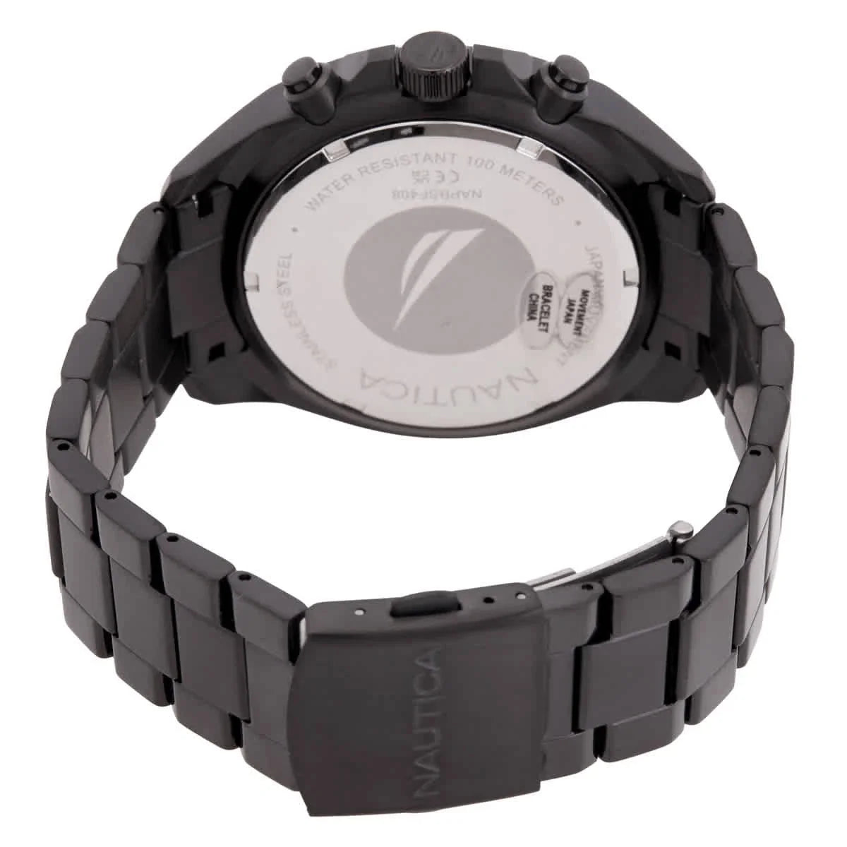 Nautica NCT Blue Sail Chronograph Black Dial Men's Watch NAPBSF408