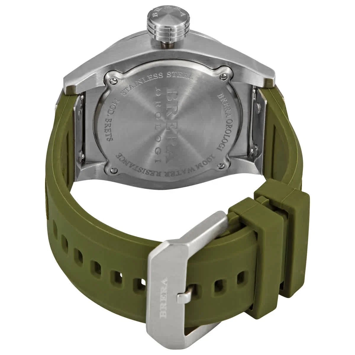 Brera Orologi Eterno Solotempo Green Camouflage Quartz Men's Watch BRETS4581