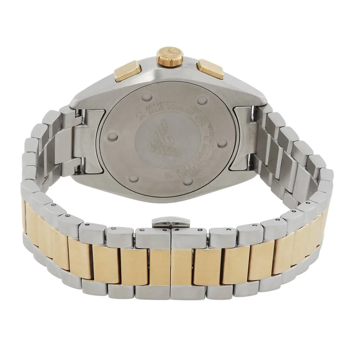 Emporio Armani Chronograph Quartz Green Dial Two-Tone Men's Watch AR11511