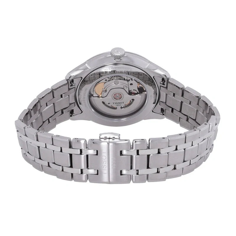 Tissot Chemin Des Tourelles Automatic 39mm Silver Dial Mens Watch