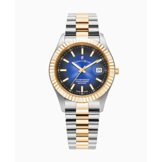 Jacques Du Manoir Inspiration Business JWG03003 unisex watch with blue dial