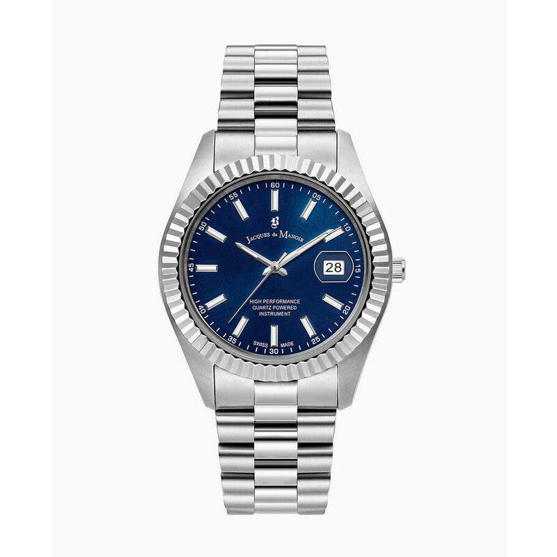 Jacques Du Manoir Inspiration Business JWN01701 unisex watch with blue dial