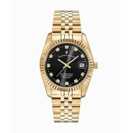 Jacques Du Manoir Inspiration Elegance NRO.21 women's watch with black dial