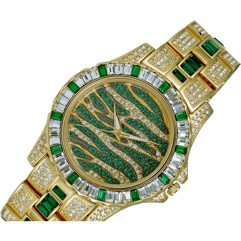Chameleon Quartz Green Dial Unisex Watch AKJ1177G