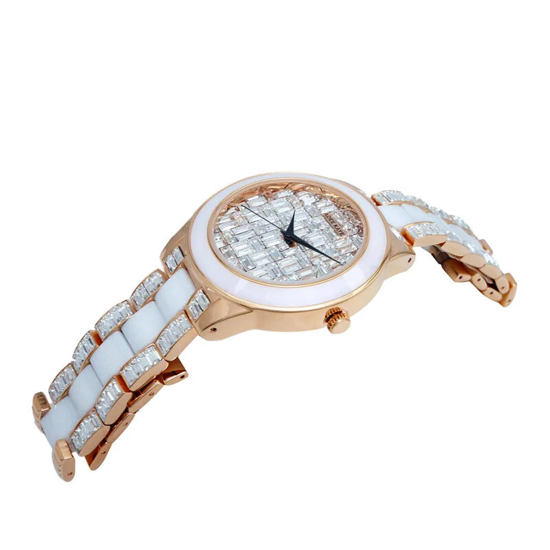 Adee Kaye Venice Quartz Rose Gold Dial Unisex Watch AKJ8788
