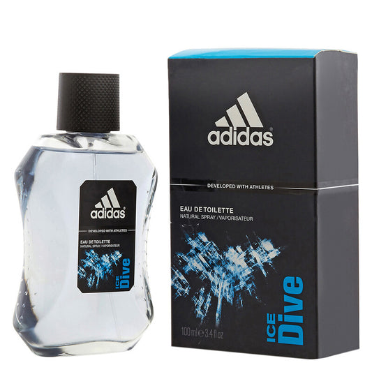 Adidas Ice Dive Eau de Toilette 100ml – Men's Aromatic Citrus Fragrance