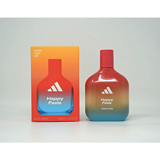 Adidas Vibes Happy Feels Eau de Parfum 100ml – Unisex Floral Fruity Fragrance