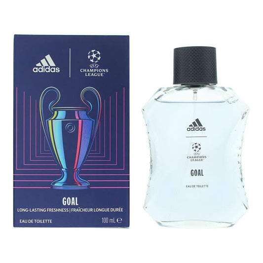 Adidas UEFA Champions League Goal Eau de Toilette 100ml – Men's Aromatic Woody Fragrance