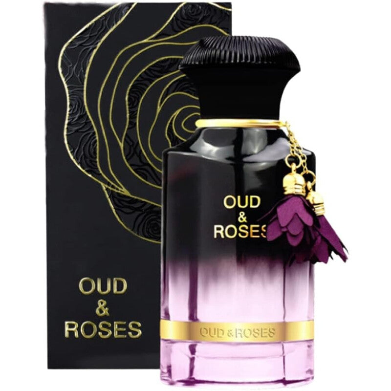 Ahmed Al Maghribi Unisex Oud & Roses Extrait de Parfum Spray 2.0 oz