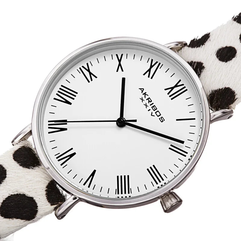 Quartz White Dial Ladies Watch AK1080SS