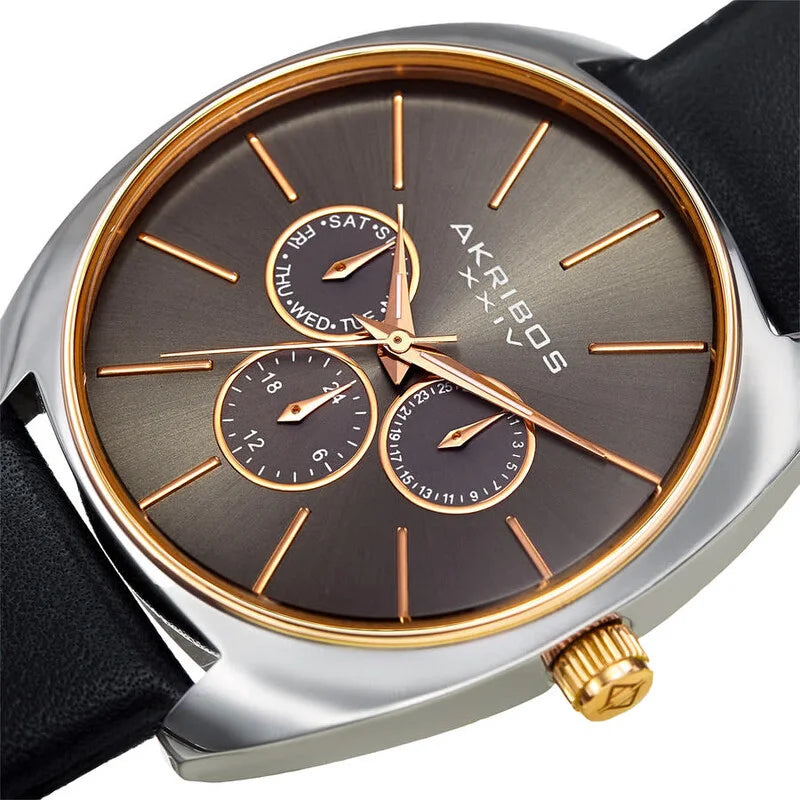 Womens Casual Chronograph Quartz Grey Dial Men's Watch P50186