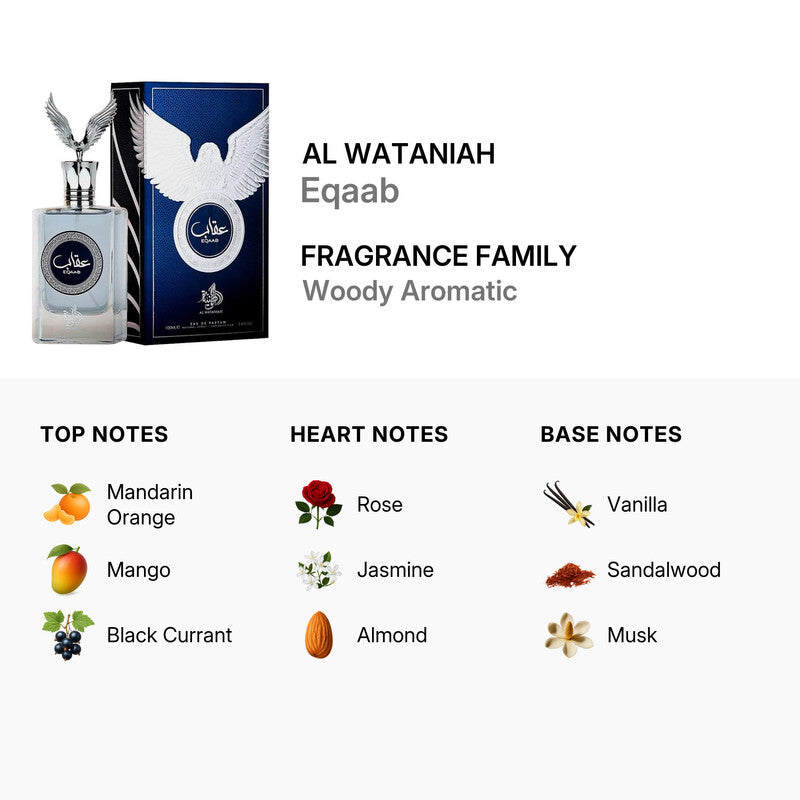Al Wataniah Eqaab Eau de Parfum 3.4 oz