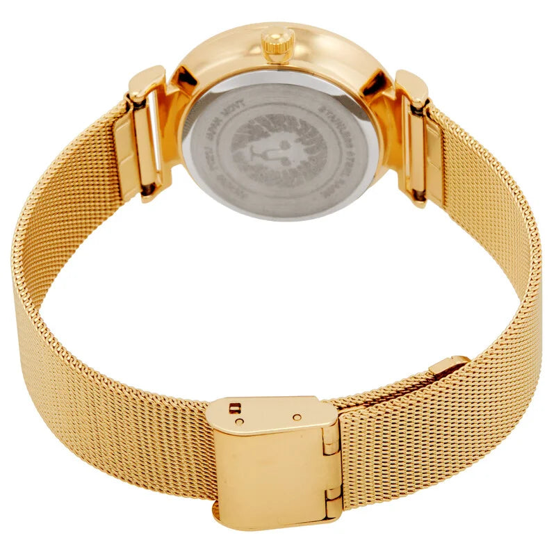 Quartz Gold Dial Ladies Watch and Bracelet Set AK-3780CHGBST