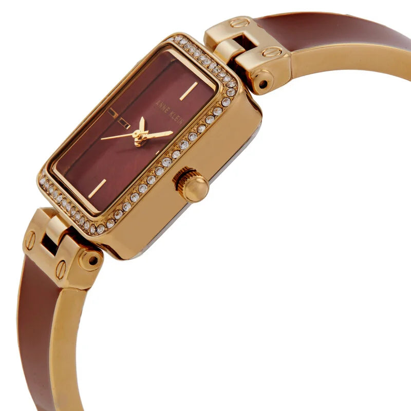 Anne Klein Quartz Ladies Watch and Bracelet Set AK-3898RUST