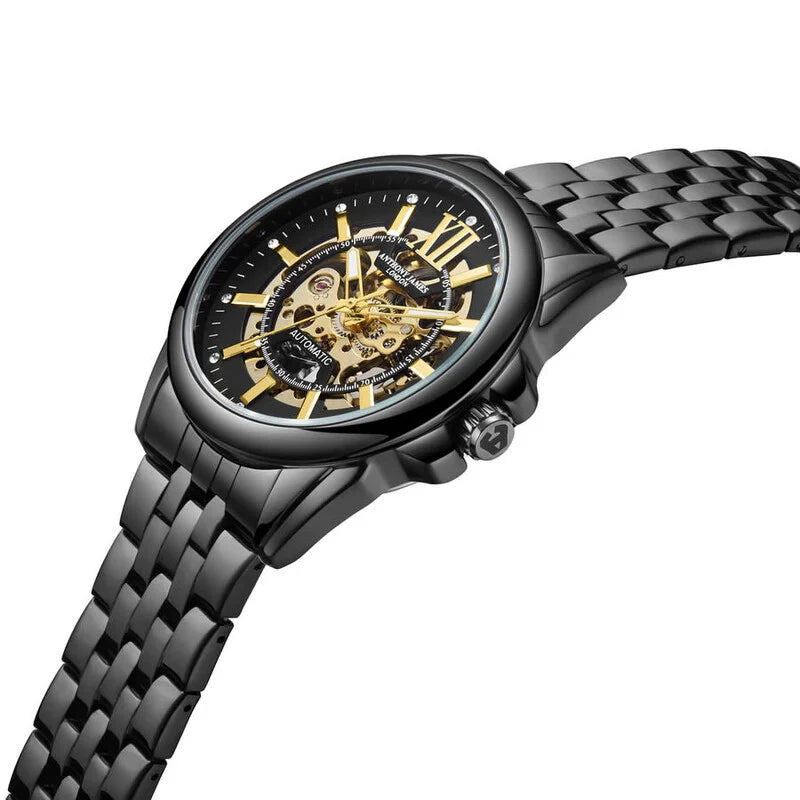 Anthony James Mystique Automatic Gold-Tone Dial Men's Watch AJ013N2