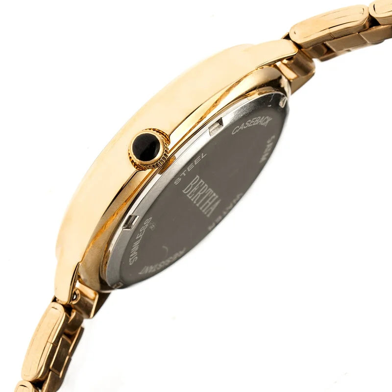Bertha Madison Gold-Tone Stainless Steel Ladies Watch BR6702