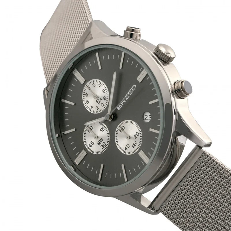 Breed Espinosa Quartz Gunmetal Dial Men's Timepiece - 7602