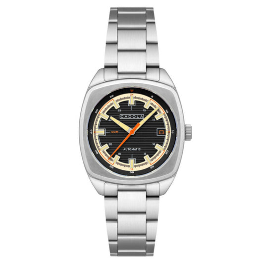 Cadola Buxton Automatic Black Dial Timepiece - CD-1057-55
