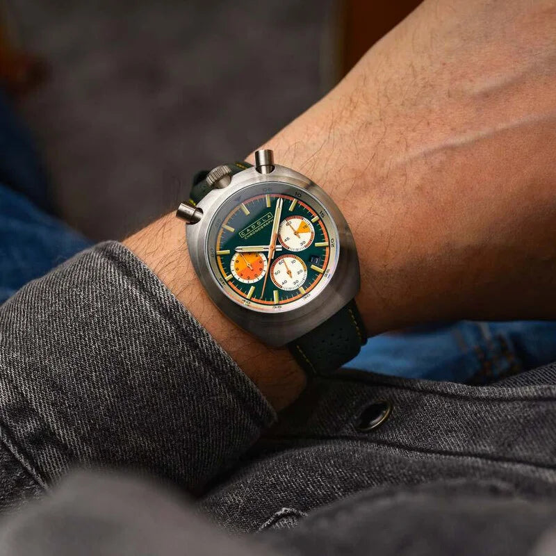 Cadola Testa Di Toro Quartz Green Dial Men's Timepiece - CD-1058-03