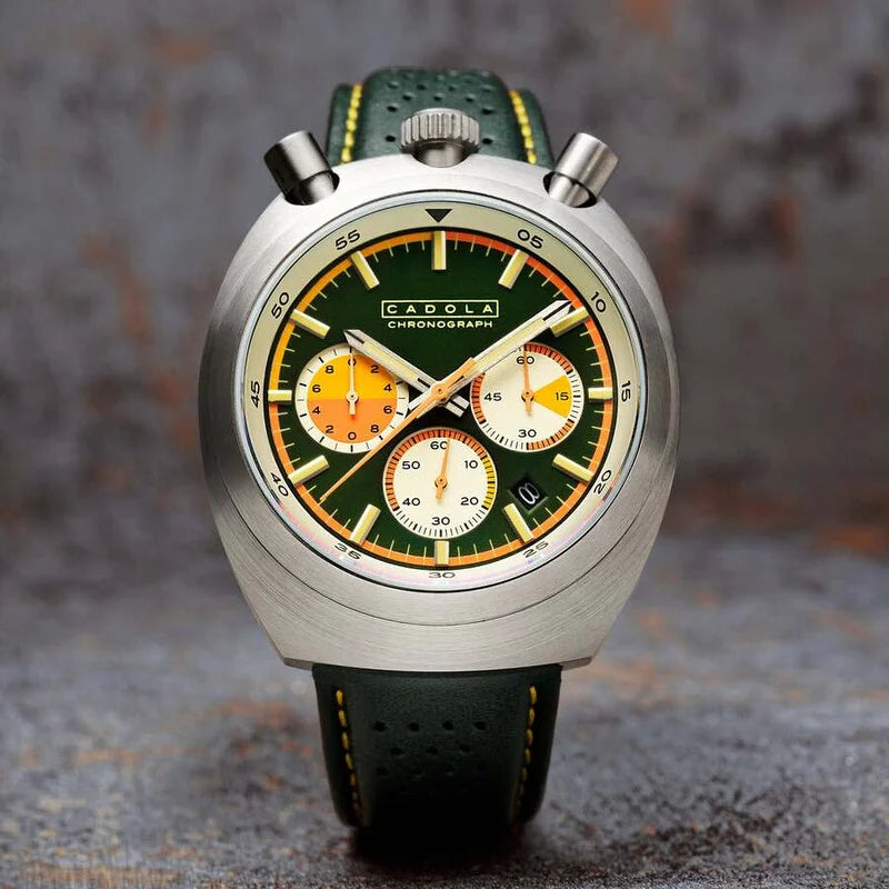Cadola Testa Di Toro Quartz Green Dial Men's Timepiece - CD-1058-03