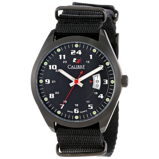 Calibre Trooper Quartz Black Dial Men's Timepiece - SC-4T1-13-007-7T