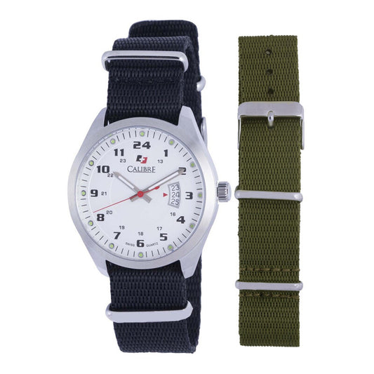Trooper Black Canvas Quartz Black Dial Men's Timepiece - SC-4T1-04-001SC