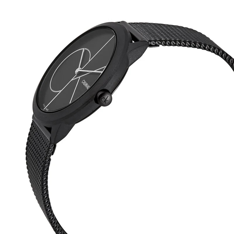 Minimal Quartz Black Dial Women's Timepiece - K3M5245X