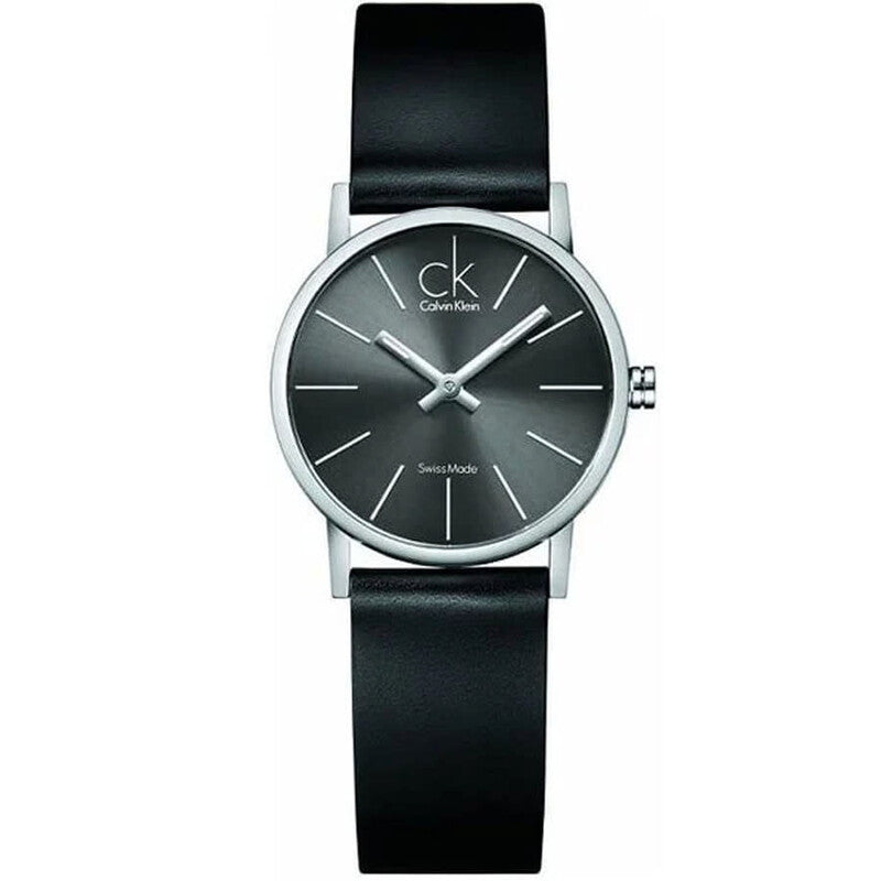 Post Minimal Quartz Black Dial Women's Timepiece - K7622107