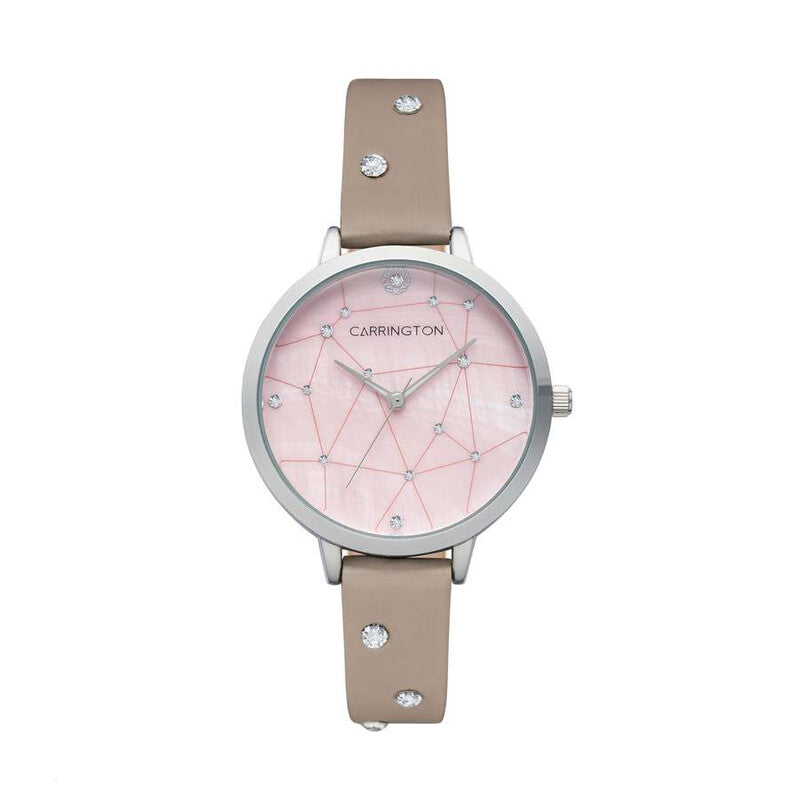 Catherine Quartz Silver Dial Women's Timepiece