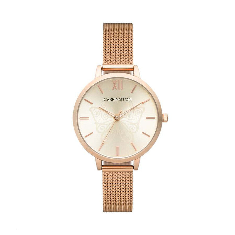 Clementine Rose Quartz Gold Dial Women's Timepiece - CT-2011-33