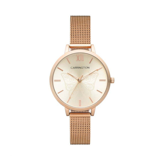 Clementine Rose Quartz Gold Dial Women's Timepiece - CT-2011-33