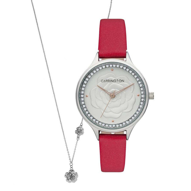 Elsie Quartz Silver Dial Women's Timepiece