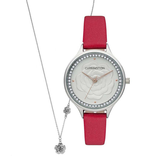 Elsie Quartz Silver Dial Women's Timepiece