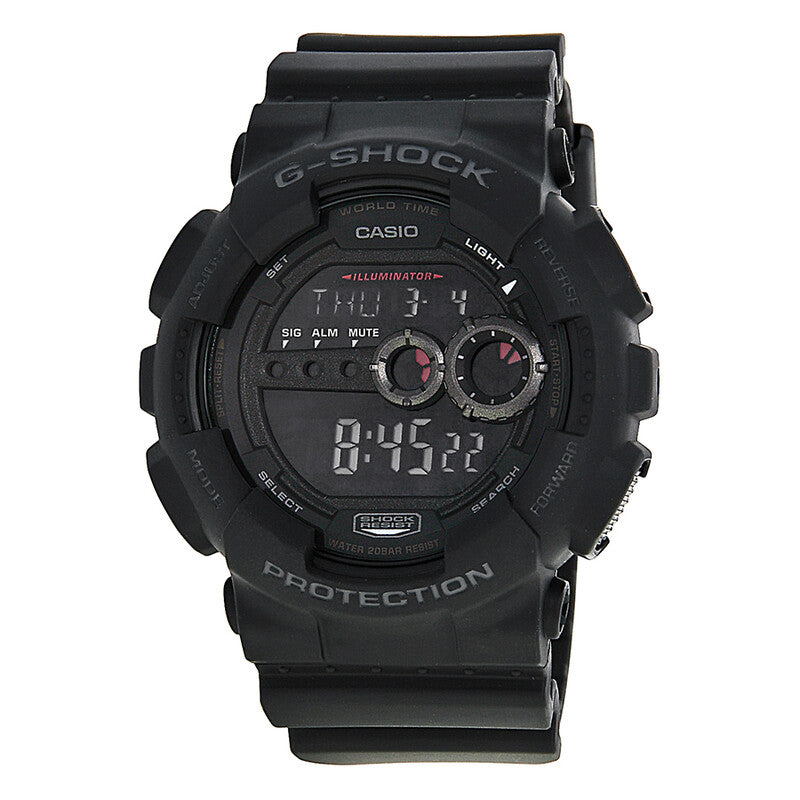 Casio G-Shock Military Quartz Black Dial Men's Timepiece - GD100-1B