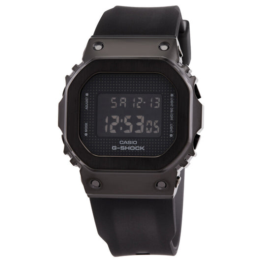 Casio G-Shock Series Quartz Digital Black Dial Ladies Timepiece - GM-S5600SB-1 (Stainless Steel Strap)