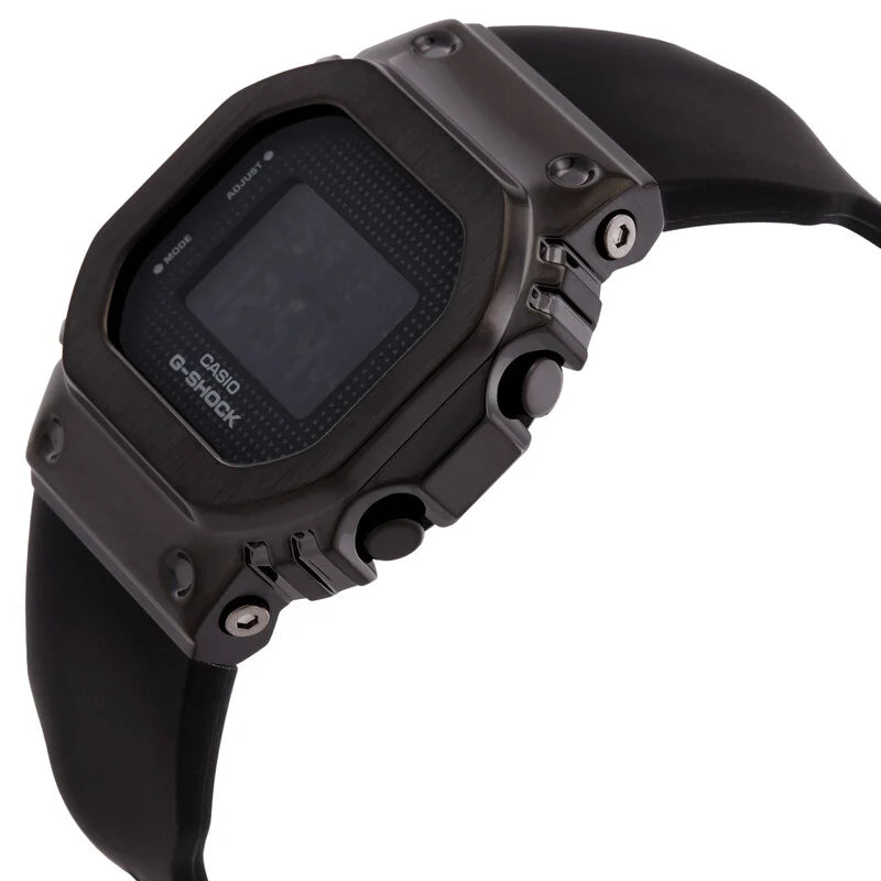 Casio G-Shock Series Quartz Digital Black Dial Ladies Timepiece - GM-S5600SB-1 (Stainless Steel Strap)