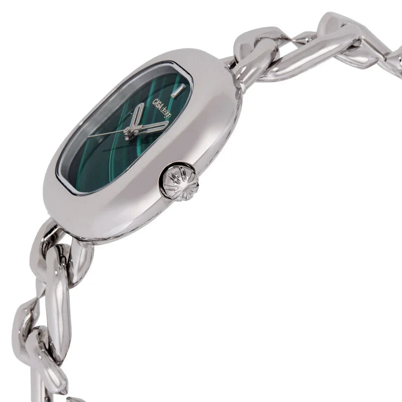 Ciga Design Aglaia Quartz Green Dial Ladies Timepiece - D026-SIGN-3SS (Stainless Steel Strap)