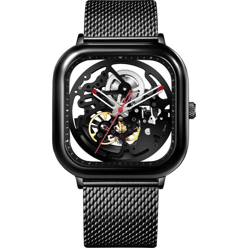 C-Series Skeleton Automatic Black Dial Men's Timepiece - Z011 BLBL W3