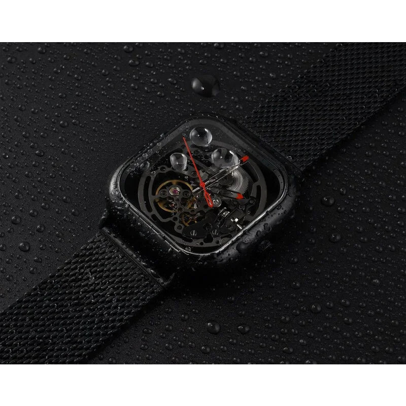 C-Series Skeleton Automatic Black Dial Men's Timepiece - Z011 BLBL W3