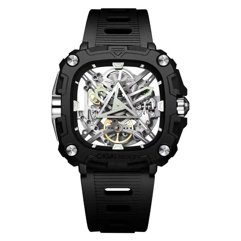 X Series Eye Of Horus Automatic Black Dial Men's Timepiece - X051-BS01-W5B