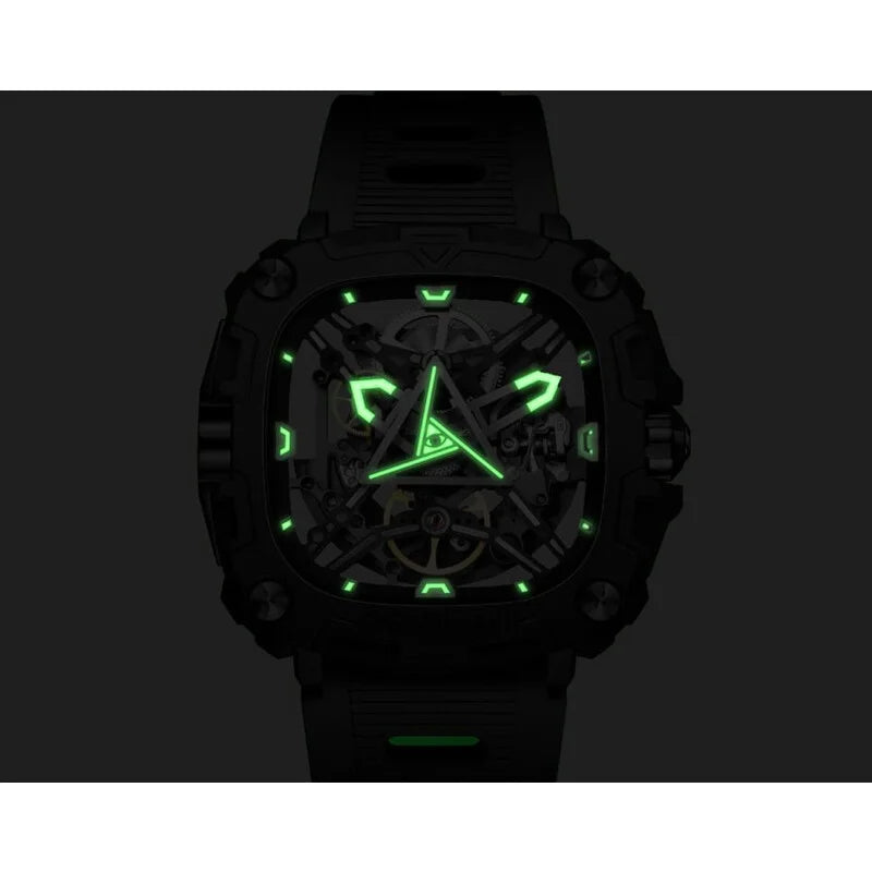 X Series Eye Of Horus Automatic Black Dial Men's Timepiece - X051-BS01-W5B