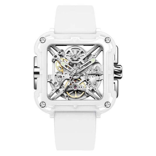 Ciga Design X Series Machina Automatic Skeleton Dial Women's Timepiece - X012-WS02-W5WH (Stainless Steel Strap)