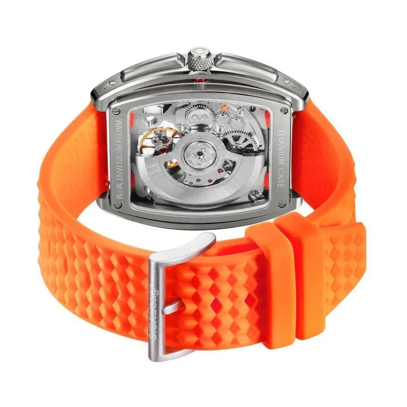 Ciga Design Z Series Edge Automatic Skeleton Dial Men's Timepiece - Z031-TT01-W5OG (Stainless Steel Strap)