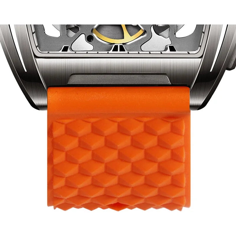 Ciga Design Z Series Edge Automatic Skeleton Dial Men's Timepiece - Z031-TT01-W5OG (Stainless Steel Strap)